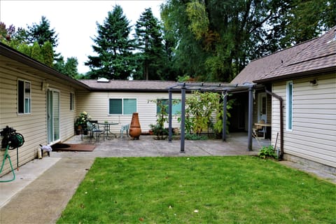 Middle of the home, backyard.
