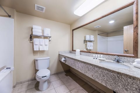 Executive Room, 2 Queen Beds | Bathroom | Free toiletries, hair dryer, towels