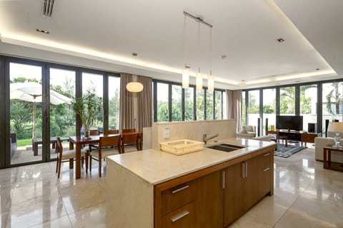 4 Bedroom Private Pool, Garden View | Private kitchenette | Fridge, microwave, stovetop, rice cooker