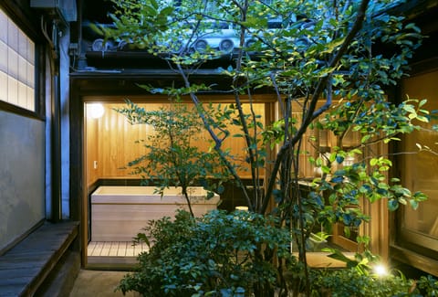 Japanese Western Style Room with Private Partially Open-air Bath, Courtyard, 1st Floor, Non Smoking | Free WiFi