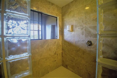 Luxury Suite, 1 Bedroom, Lanai, Ocean View | Bathroom | Shower, towels, soap, shampoo