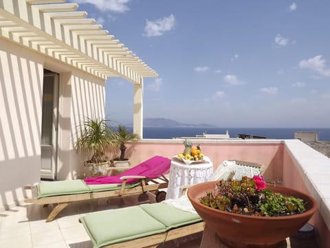 Double Room, Terrace, Sea View | Terrace/patio