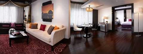 Suite, 1 King Bed (Prestige) | Living area | LCD TV