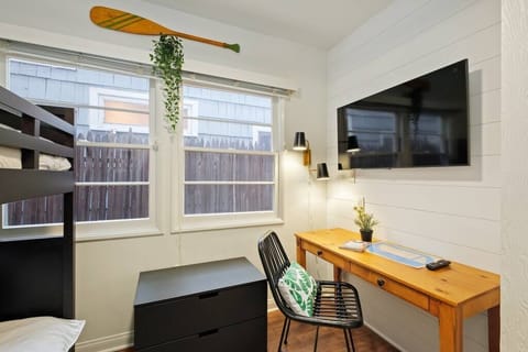 Bunk Bed Room also has a large TV