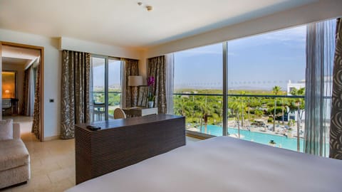 Suite, 1 King Bed, Pool View (Conrad Suite) | Hypo-allergenic bedding, minibar, in-room safe, desk