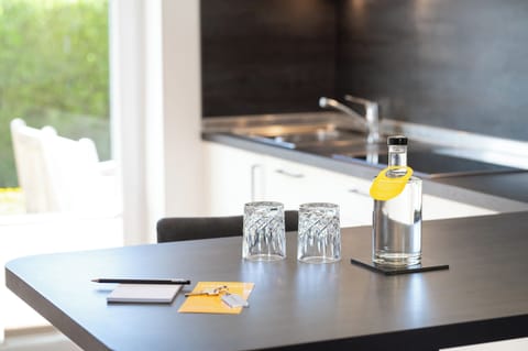 Apartment, 1 Bedroom | Private kitchen | Shared fridge