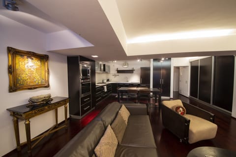 Luxury Apartment, 2 Bedrooms | Living area | Flat-screen TV