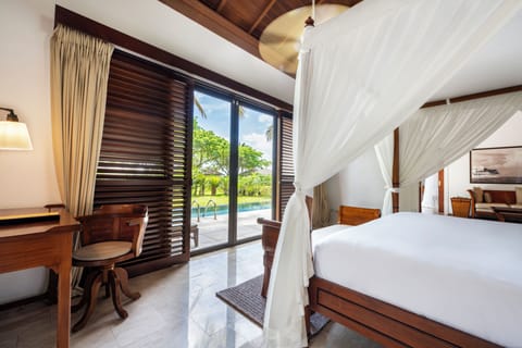 Frangipani Garden Pool Villa | 1 bedroom, minibar, in-room safe, desk