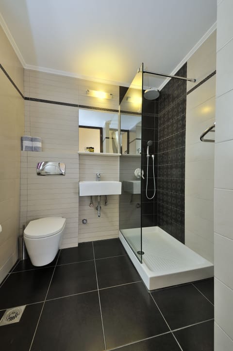 Standard Double or Twin Room | Bathroom | Shower, free toiletries, hair dryer, towels