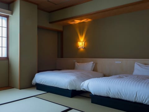 Japanese Tatami Room with Twin Beds, Non Smoking | In-room safe, desk, free WiFi