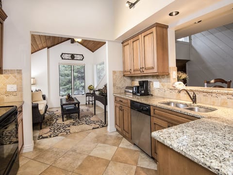 Kitchen & Sitting Room View