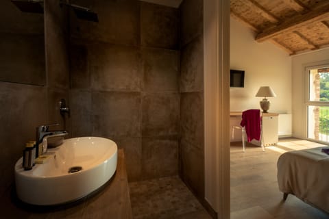 Double Room (Cipressina) | Bathroom | Shower, rainfall showerhead, free toiletries, bidet