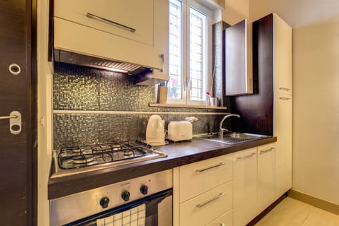 Apartment, 2 Bedrooms | Private kitchen | Shared fridge, microwave, highchair