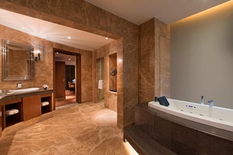 Presidential Suite, 1 Bedroom | Bathroom | Separate tub and shower, deep soaking tub, rainfall showerhead