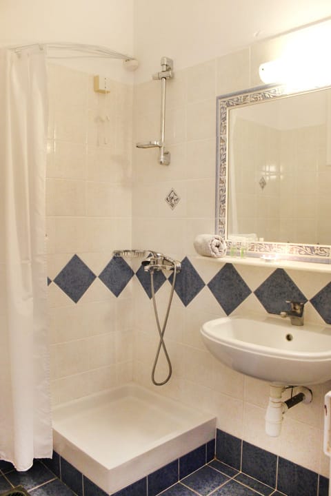 Free toiletries, hair dryer, towels