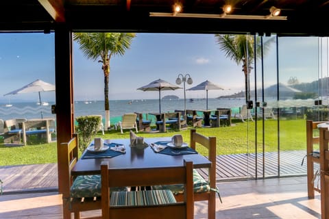 Lunch, dinner served; Brazilian cuisine, beach views 