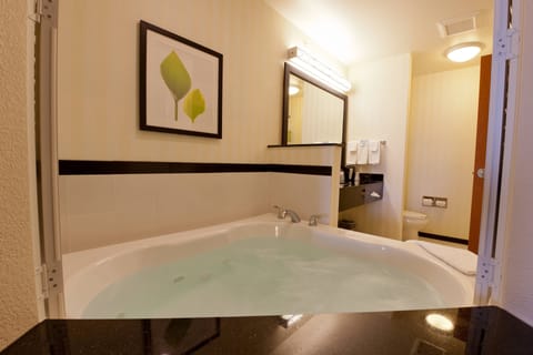 Room, 1 King Bed with Sofa bed | Bathroom | Combined shower/tub, free toiletries, hair dryer, towels