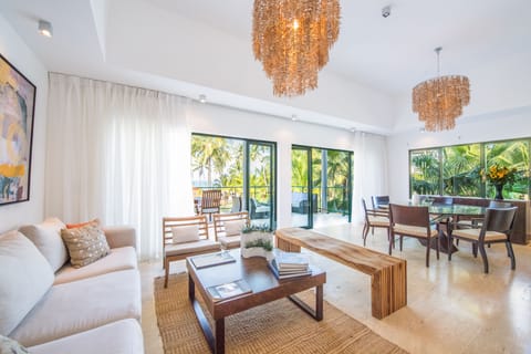 Villa, 3 Bedrooms | Living area | LCD TV, DVD player, iPod dock