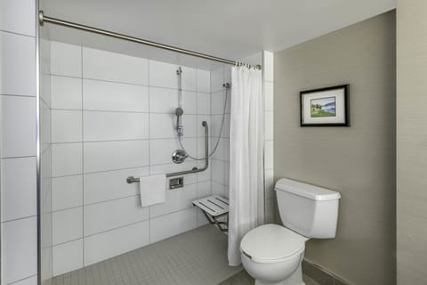 Room, 1 King Bed (Shower) | Bathroom shower