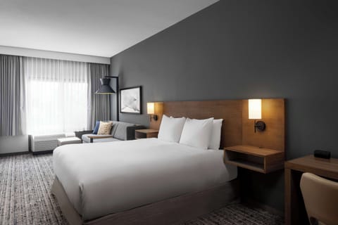 Room, 1 King Bed, Accessible, Bathtub | Egyptian cotton sheets, premium bedding, pillowtop beds, in-room safe