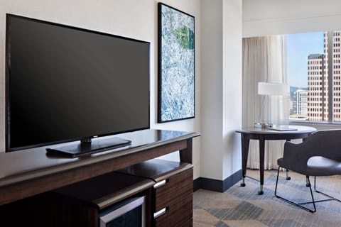 50-inch plasma TV with cable channels, TV, pay movies