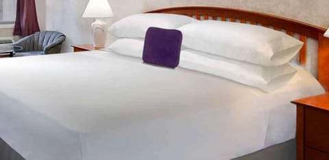 Hypo-allergenic bedding, desk, iron/ironing board