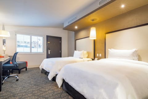 Executive Room, 2 Double Beds | Down comforters, in-room safe, desk, blackout drapes