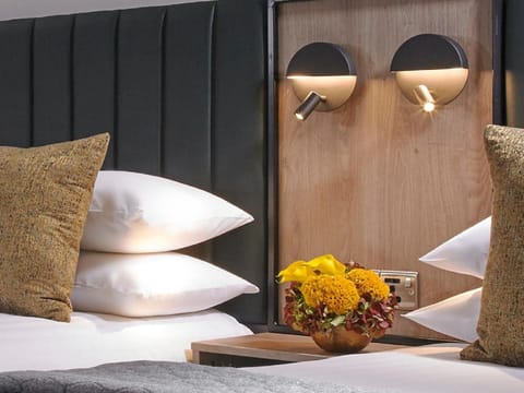 Hypo-allergenic bedding, desk, iron/ironing board