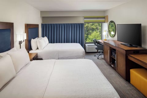 Premium bedding, pillowtop beds, in-room safe, laptop workspace