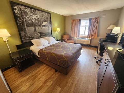 Room, 1 Queen Bed, Accessible, Non Smoking | Individually furnished, desk, laptop workspace, soundproofing