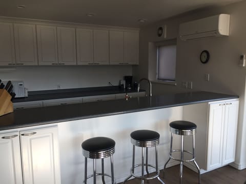 Kitchen with eating bar