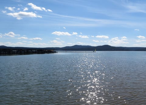 The Bay a 2 minute drive from the house. 