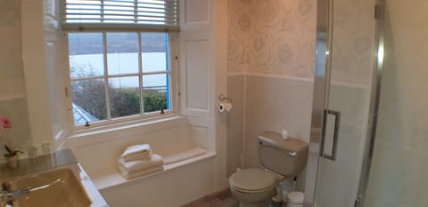 Deluxe Double Room | Bathroom | Shower, hair dryer, towels, soap