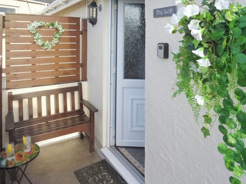 Main entrance to the holiday home | The Loft - Ty Copr, Pen-y-Sarn, near Amlwch