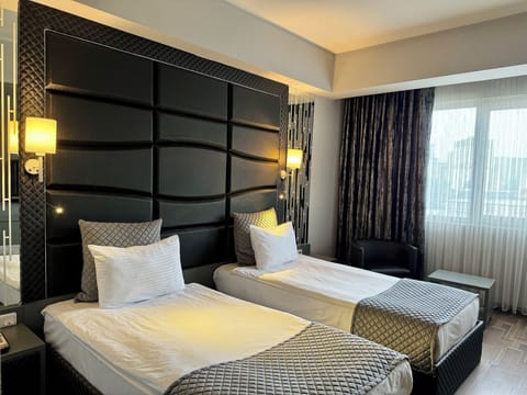 Standard Twin Room | In-room safe, desk, blackout drapes, soundproofing