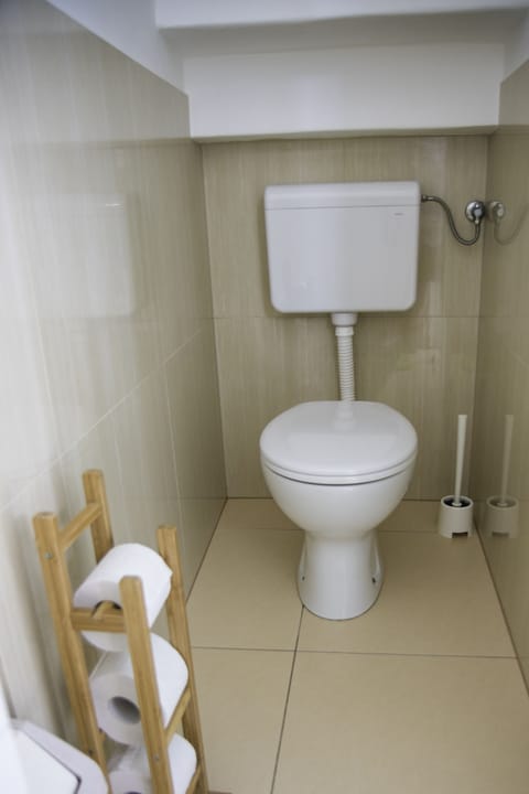 Comfort Apartment, 1 Bedroom (Ground Floor) | Bathroom | Shower, free toiletries, hair dryer, towels