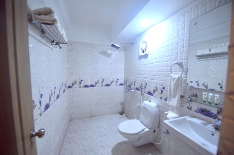 Club Studio Suite | Bathroom | Shower, free toiletries, slippers, towels