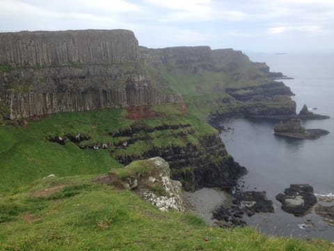 On the Causeway Coastal path behind the house