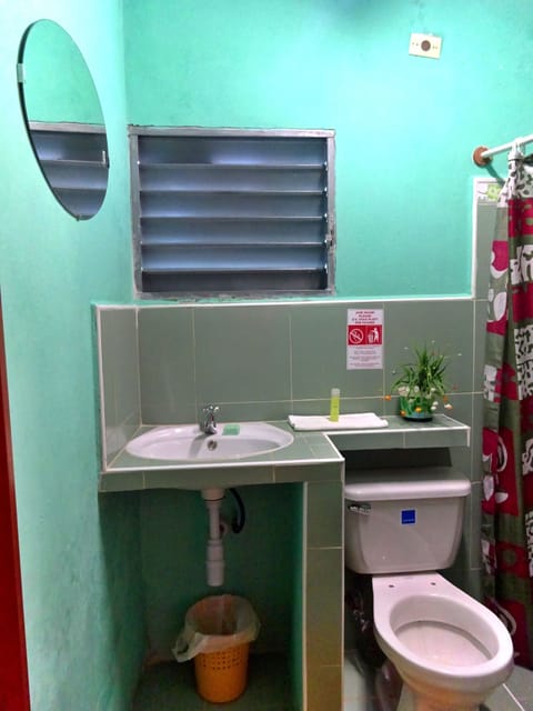 Basic Triple Room | Bathroom | Shower, rainfall showerhead, towels, soap