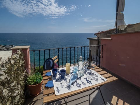 Panoramic Apartment, 2 Bedrooms, Sea View | Terrace/patio