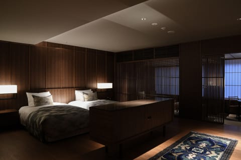 THE HIRAMATSU Suite | Down comforters, minibar, in-room safe, desk
