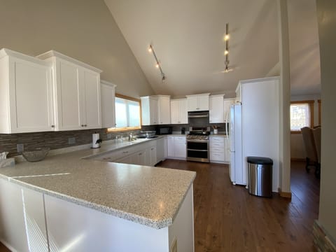 Kitchen with double oven