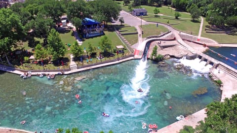 Comal River Tube Chute, 2 miles