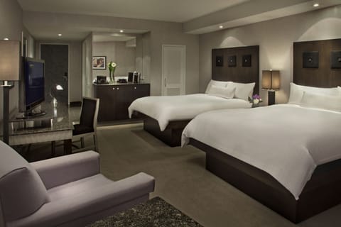 Standard Room, 2 Queen Beds, Tower | Premium bedding, minibar, in-room safe, desk