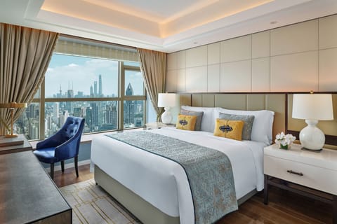 Suite, 2 Bedrooms, City View (Metropolitan Suite) | Premium bedding, minibar, in-room safe, individually decorated