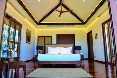 Deluxe Villa, 2 Bedrooms, Garden View, Beachside | Premium bedding, minibar, in-room safe, individually decorated