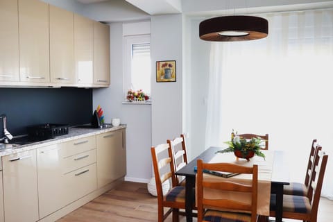 Apartment, Terrace | Private kitchen | Coffee/tea maker, electric kettle, coffee grinder