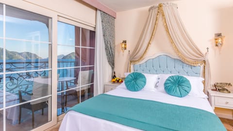 Standard Room, Sea View | Egyptian cotton sheets, premium bedding, down comforters