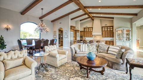 Great room includes: Family Room, Dining Room & Kitchen