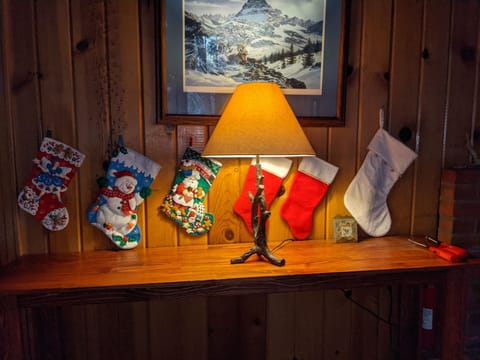 Stockings hung with loving care in December.